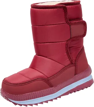 Kids ??aterproof Snow Boots Girls Boys Toddlers Insulated Warm Fleece Lined Girls Boys Toddler Winter Size 10 Snow Boots