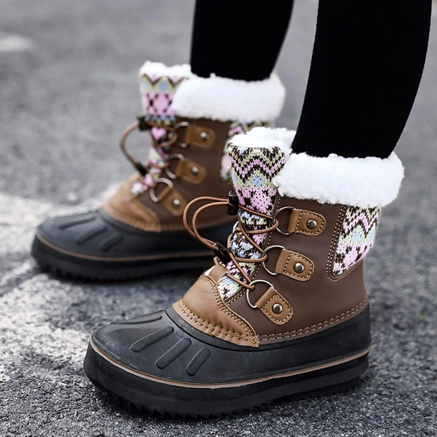 Kids Shoes Snow Boots Girls Boys OutdoorBoots Warm Boots With Cotton Snow Boots High Heel Boots for plus Size Shoes Wide
