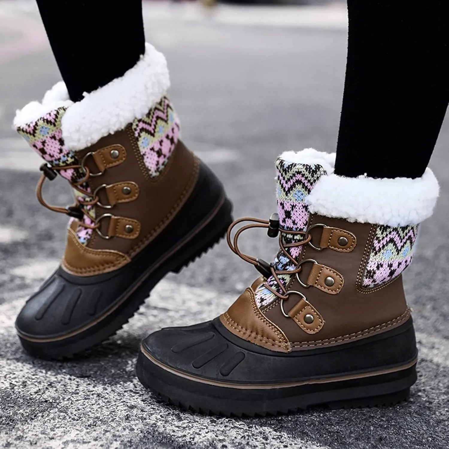 Kids Shoes Snow Boots Girls Boys OutdoorBoots Warm Boots With Cotton Snow Boots High Heel Boots for plus Size Shoes Wide