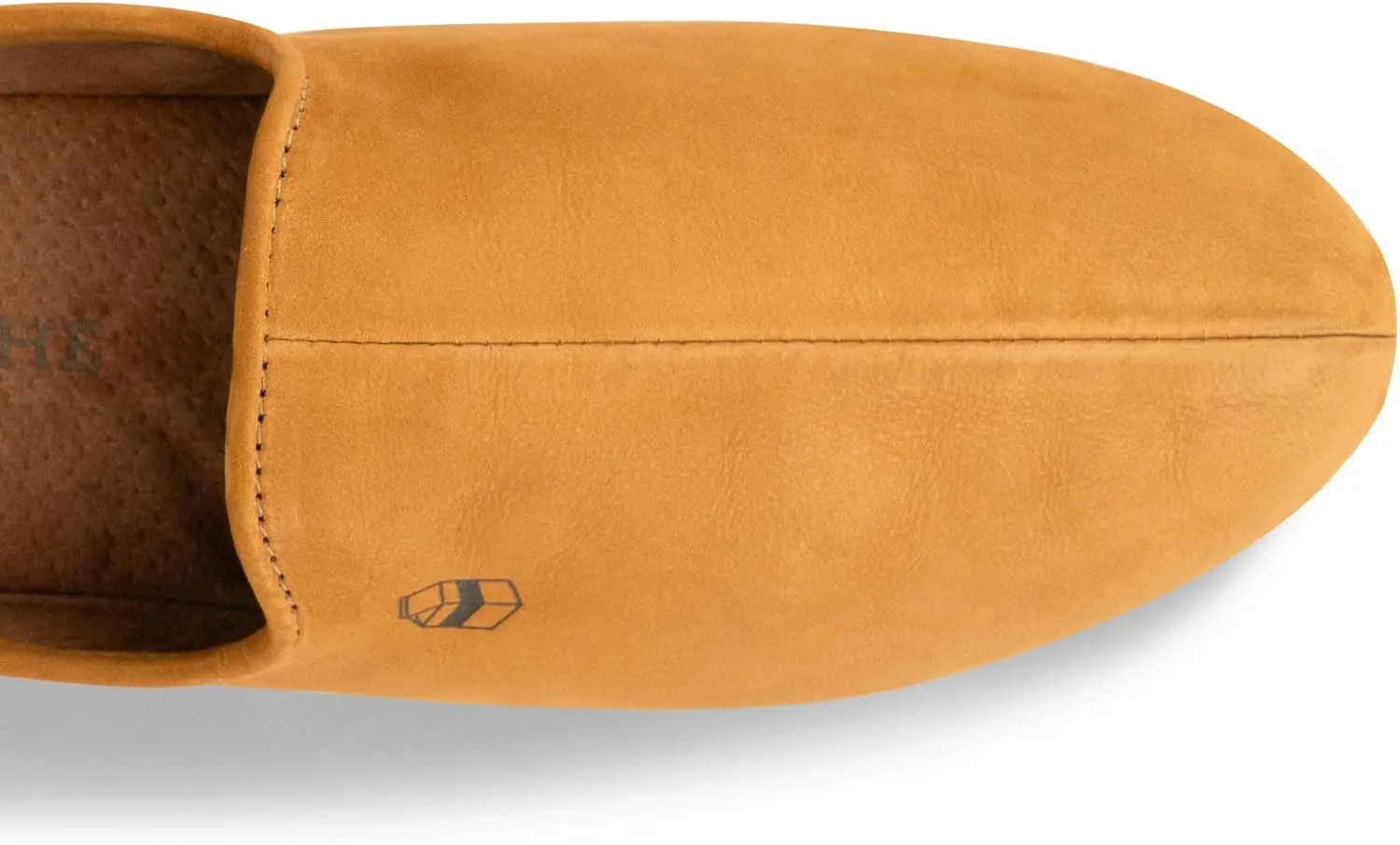 La Leche, Open Heel Moroccan Babouche Slippers, Indoor Slippers, Full Grain Leather, Handmade