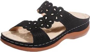 Ladmiple Womens Sandals Comfortable Dressy With Arch Support Orthopedic Arch Support Flip Flops Soft Summer Orthotic Slides