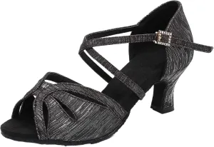 Latin-Dance-Shoes For Women Girls Modern Tango Salsa Ballroom Dancing Shoes Jazz Ladies Practice Dance-Shoes Salsa Heeled Sandal