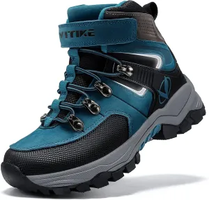 Littleplum Boys Snow Boots Winter Warm Booties Antiskid Hiking Outdoor Shoes Ankle Boots for Kids