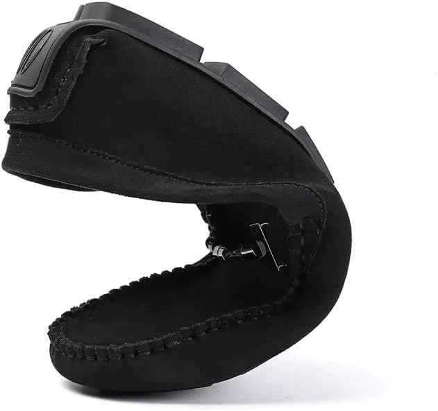 Loafers for Men Round Toe Suede Moccasins Driving Loafers Stitching Details Lightweight Anti-Slip Comfortable Prom Slip On