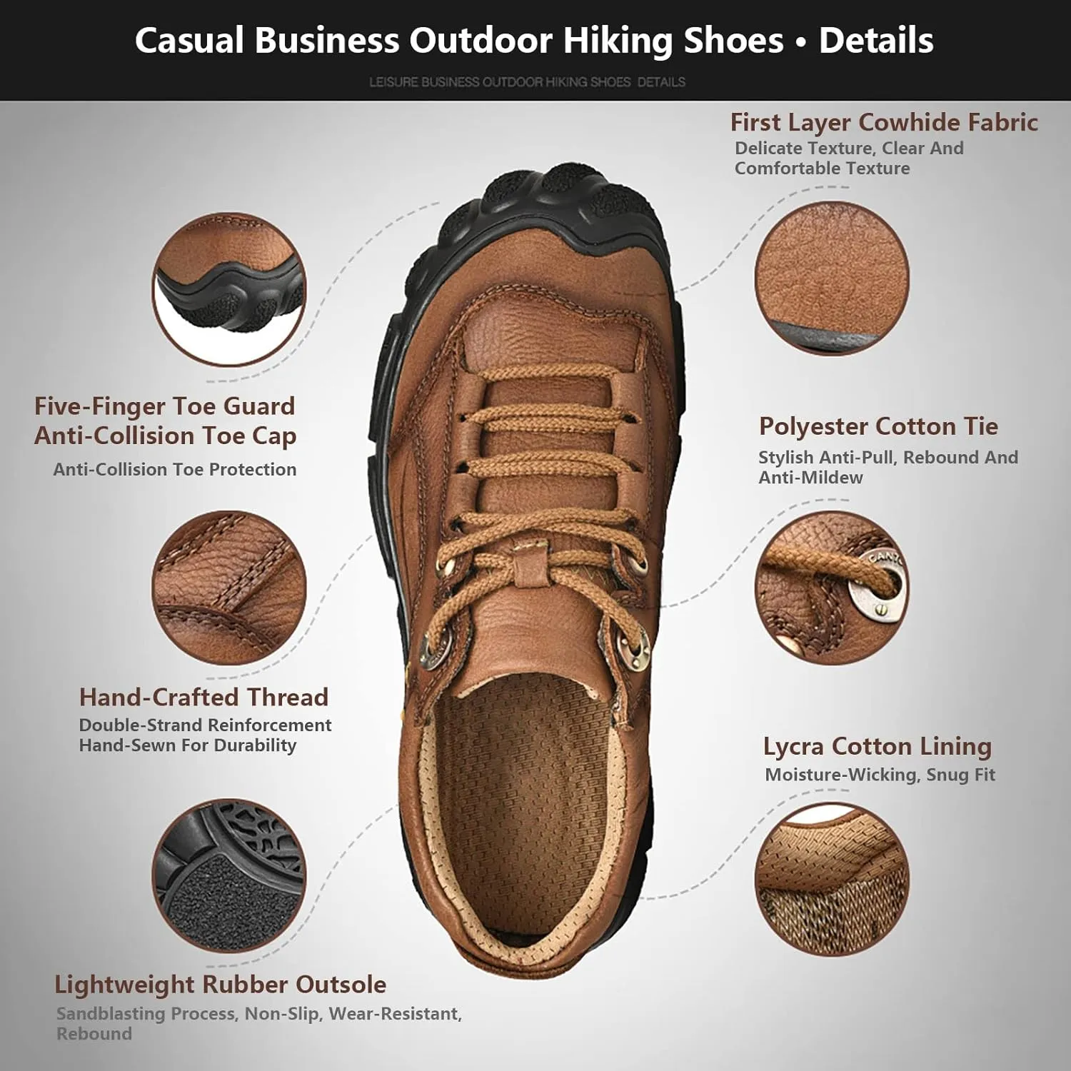 Men Waterproof Hiking Boots Ankle Outdoor Sports Lightweight Hiking Shoes Plus Velvet Warm Men's Snow Boots Non Slip Rubber Flat Shoes,Yellow-39