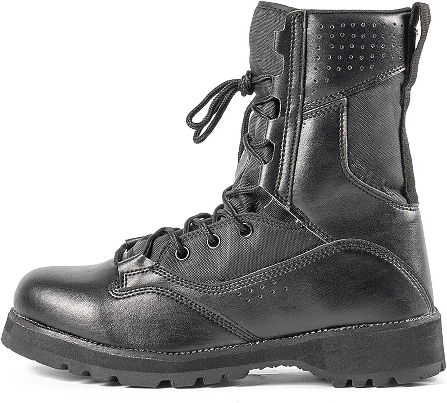 Men's High-top Tactical Military Boots, Outdoor Comfort Durable Ultralight Waterproof Tactical Boots, for Hiking Non-slip Breathable Training Shoes