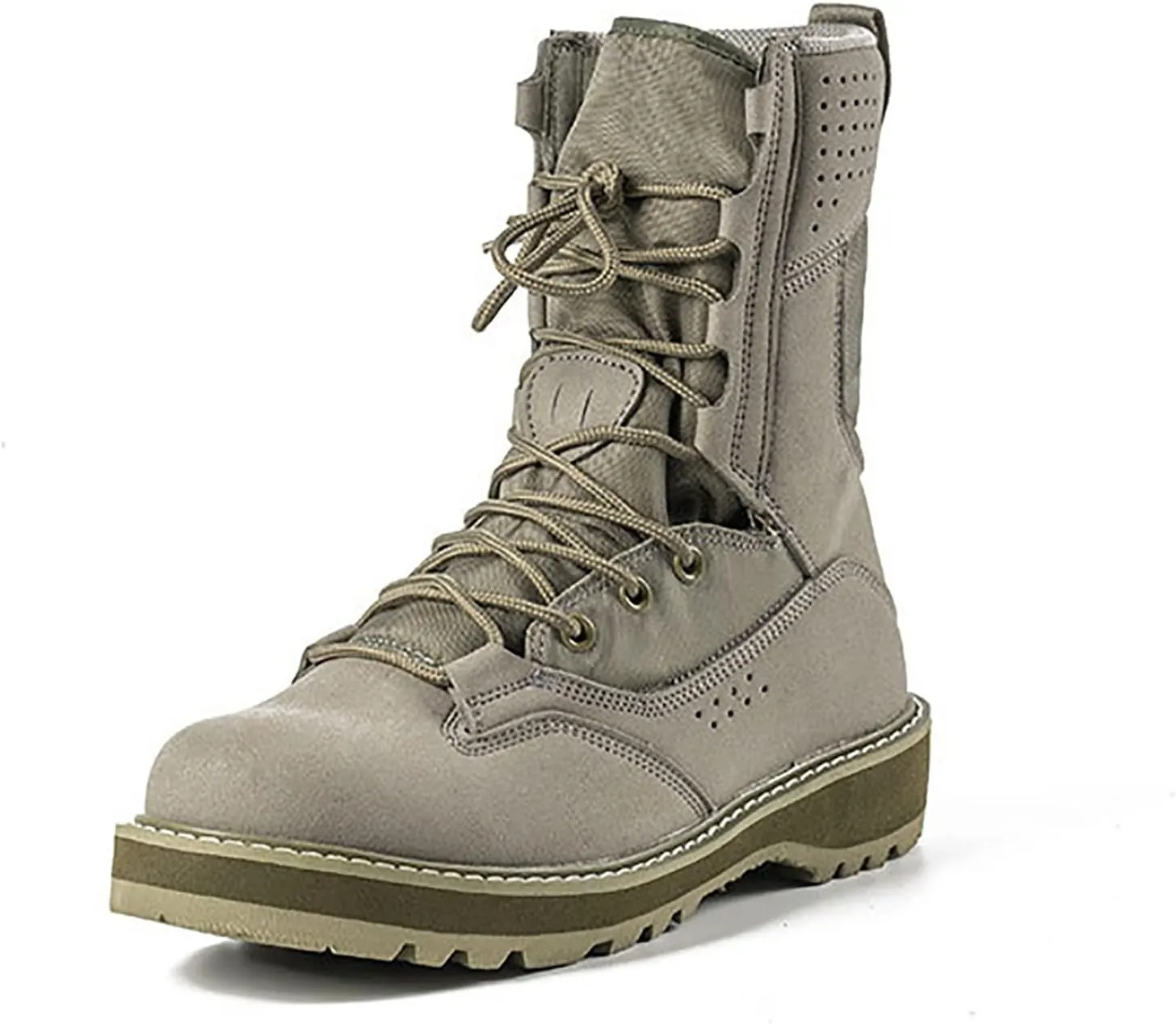 Men's High-top Tactical Military Boots, Outdoor Comfort Durable Ultralight Waterproof Tactical Boots, for Hiking Non-slip Breathable Training Shoes