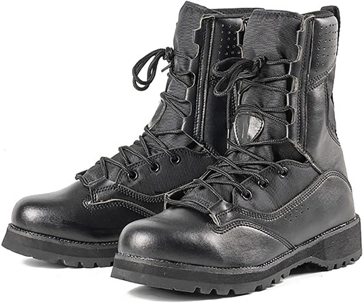 Men's High-top Tactical Military Boots, Outdoor Comfort Durable Ultralight Waterproof Tactical Boots, for Hiking Non-slip Breathable Training Shoes