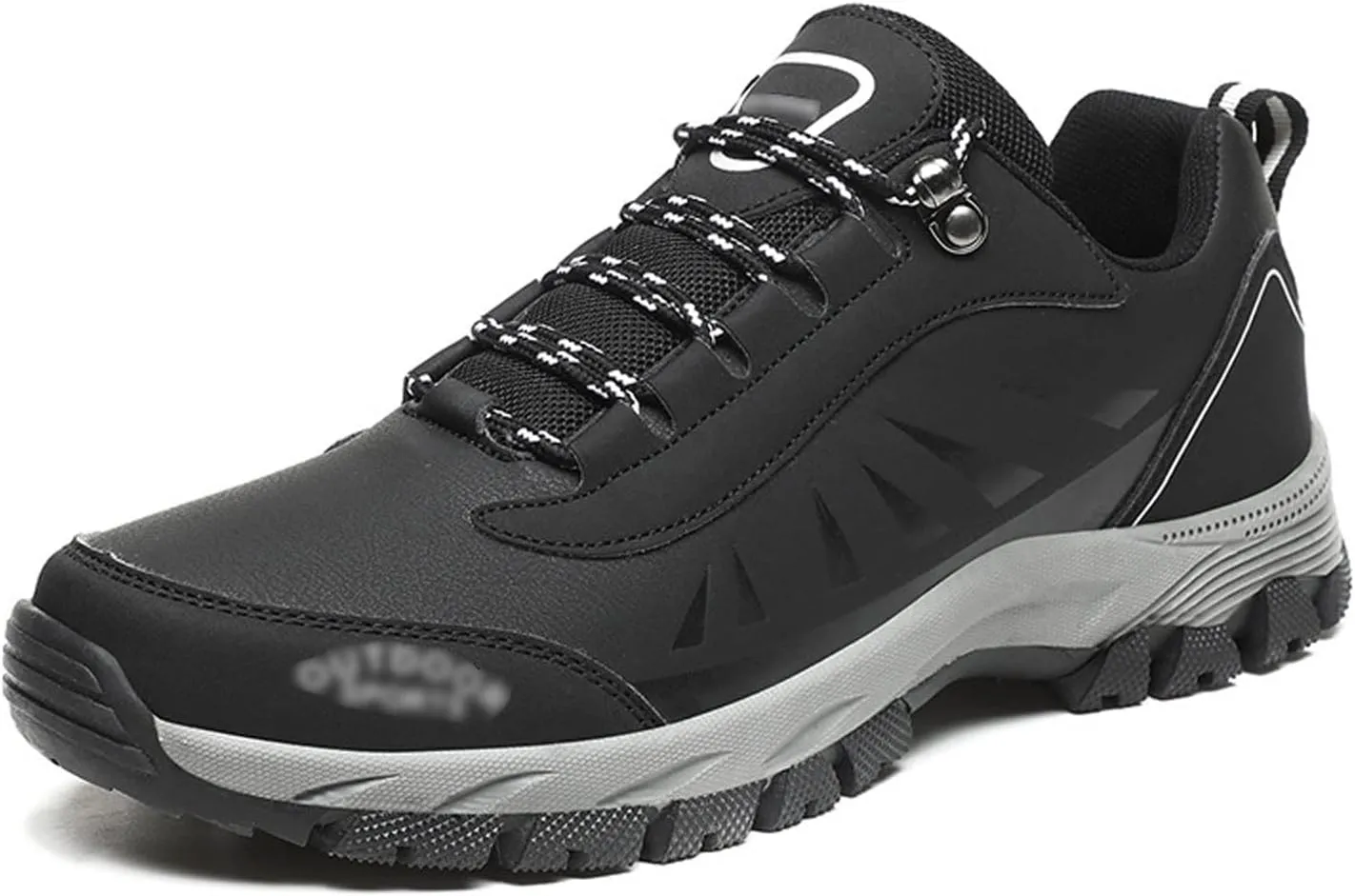 Men's Hiking Shoes, Men's Shoes, Low-Top, Leisure, Hiking, Sports, Travel, Wilderness (Color : Black, Size : 9)