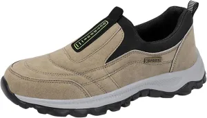 Men's Hiking Shoes Outdoor Walking Shoes Waterproof Work Shoes Trekking Trails Shoes with Arch Support