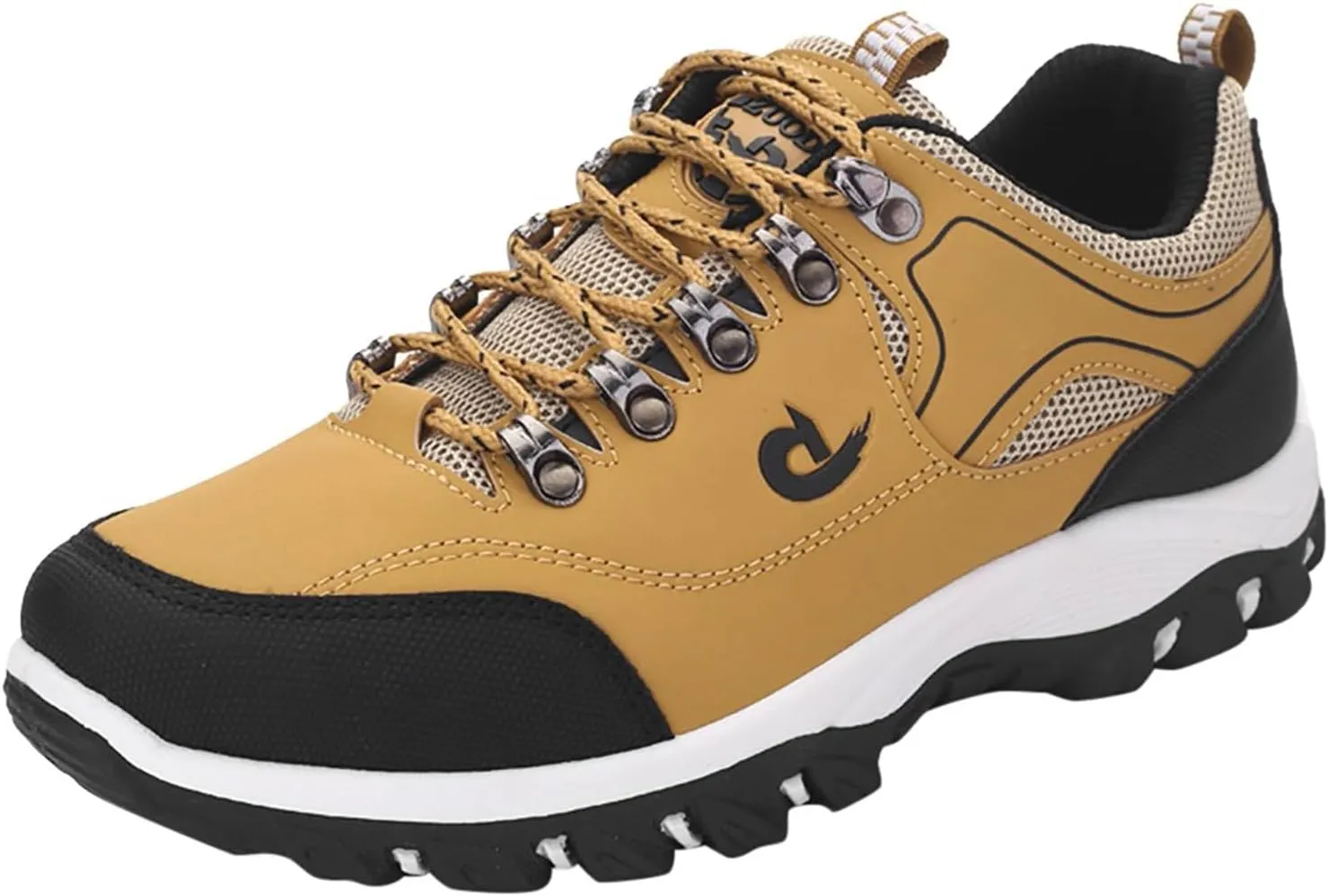 Men's Hiking Shoes Outdoor Walking Shoes Waterproof Work Shoes Trekking Trails Shoes with Arch Support
