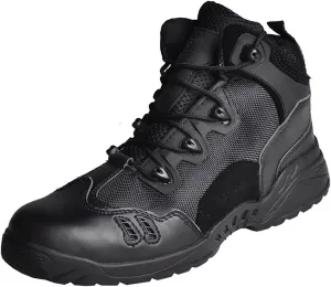 Men's Hiking Shoes, Spring Autum Comfort Breathable Suede with Zipper Tactical Military Boots, for Outdoor Lace-up Sports Durable Desert Combat Shoes
