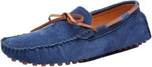 Mens Loafers Shoes Breathable Suede Vamp Slip On Comfortable Driving Style Casual Events Business Outdoors Wedding Flat Heel