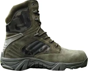 Men's Tactical Boots, Lightweight Outdoor Hiking Boots, Side Zipper Jungle Boots, Comfort Durable Breathable(Bl,8.5)