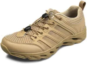 Mens Tactical Boots, Work Boots for Men,Tactical Boot, Military Work Boots, Summer, Breathable, Mountaineering, Hiking, Military Fans, Sports, Ultra-Light Wading (Color : Sand, Size : 7)