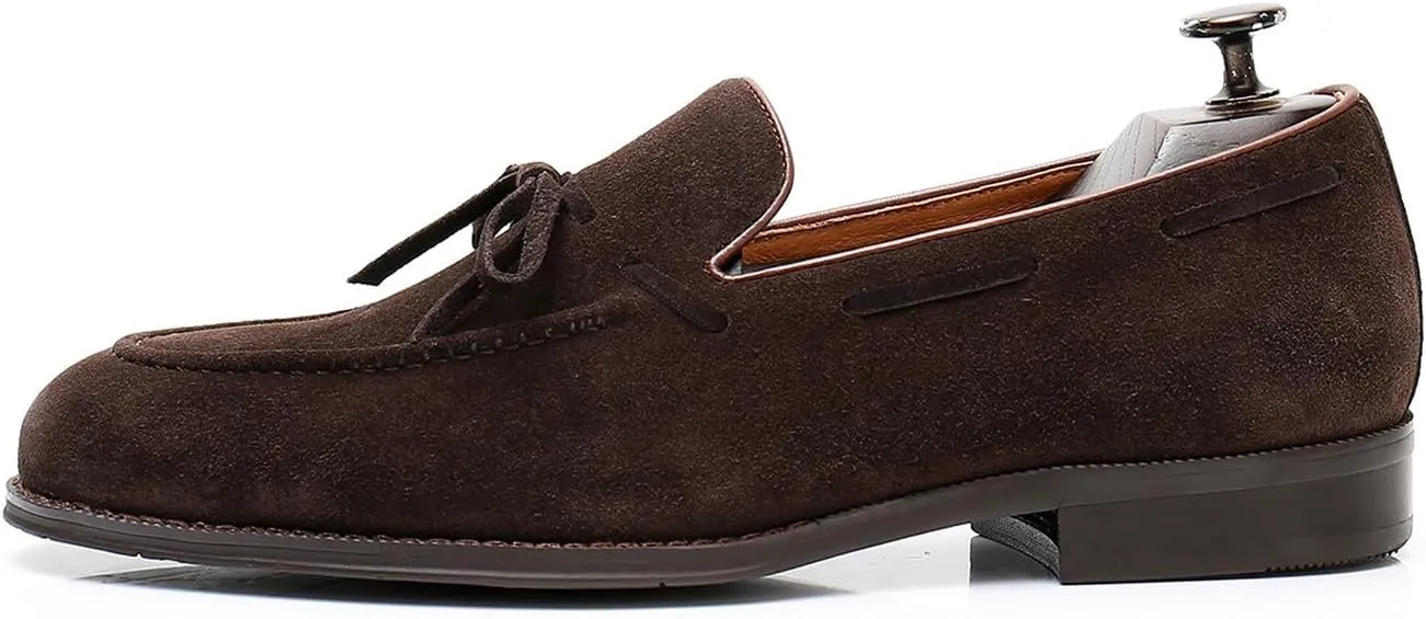 Mens Tassel Loafers Slip On Dress Shoes Modern Suede Mocasines Prom Causal Wedding Business Suit Shoes Tuxedo Shoes for Men