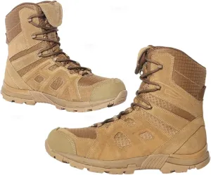 Men's Waterproof Hiking Tactical Boots, Men Lightweight and Casual High Top Durable Tactical Boot, Lace Up Tactical Safety Terrain Shoes Desert Boots, for Outdoor Sports