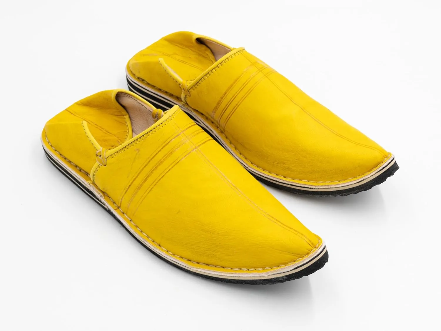 Moroccan babouche shoe, Leather slipper, Unisex Handmade Babouches slippers Dyed With Natural Color, babouche men, babouche women (42 EU, Camel)