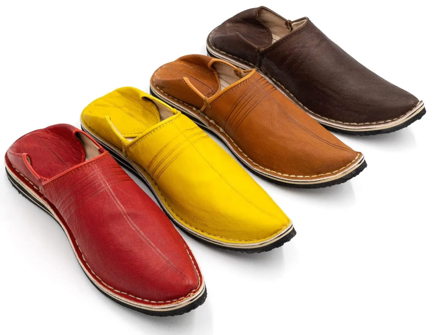 Moroccan babouche shoe, Leather slipper, Unisex Handmade Babouches slippers Dyed With Natural Color, babouche men, babouche women (42 EU, Camel)