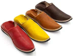 Moroccan babouche shoe, Leather slipper, Unisex Handmade Babouches slippers Dyed With Natural Color, babouche men, babouche women (42 EU, Camel)