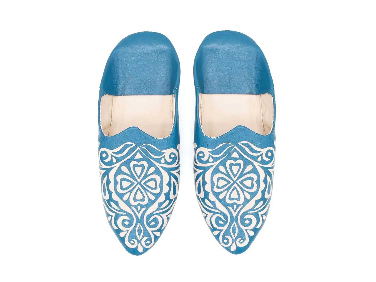 Moroccan babouche slipper, Leather slipper, women Handmade Babouches slippers Dyed With Natural Color, Lady babouche, Babouche women (38 EU, Orange)