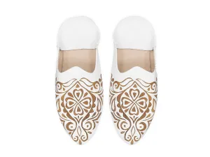 Moroccan babouche slipper, Leather slipper, women Handmade Babouches slippers Dyed With Natural Color, Lady babouche, Babouche women (38 EU, Orange)