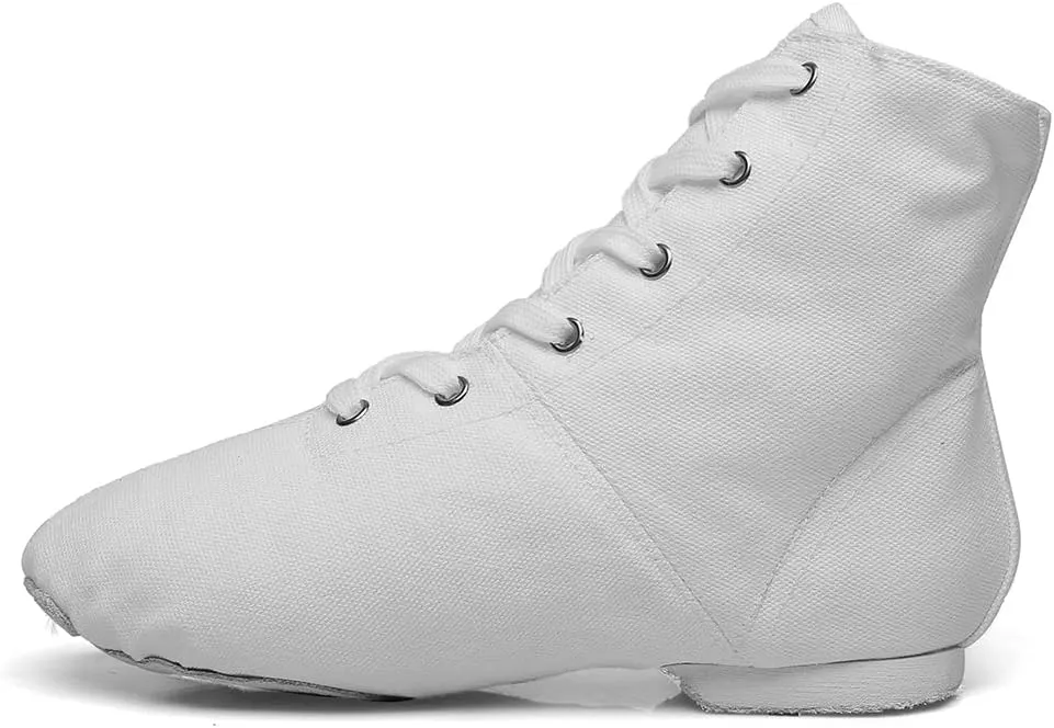 MSMAX Jazz Dance Shoes for Girls Lace-up Dancing Ballet Boots Sneakers for Boys