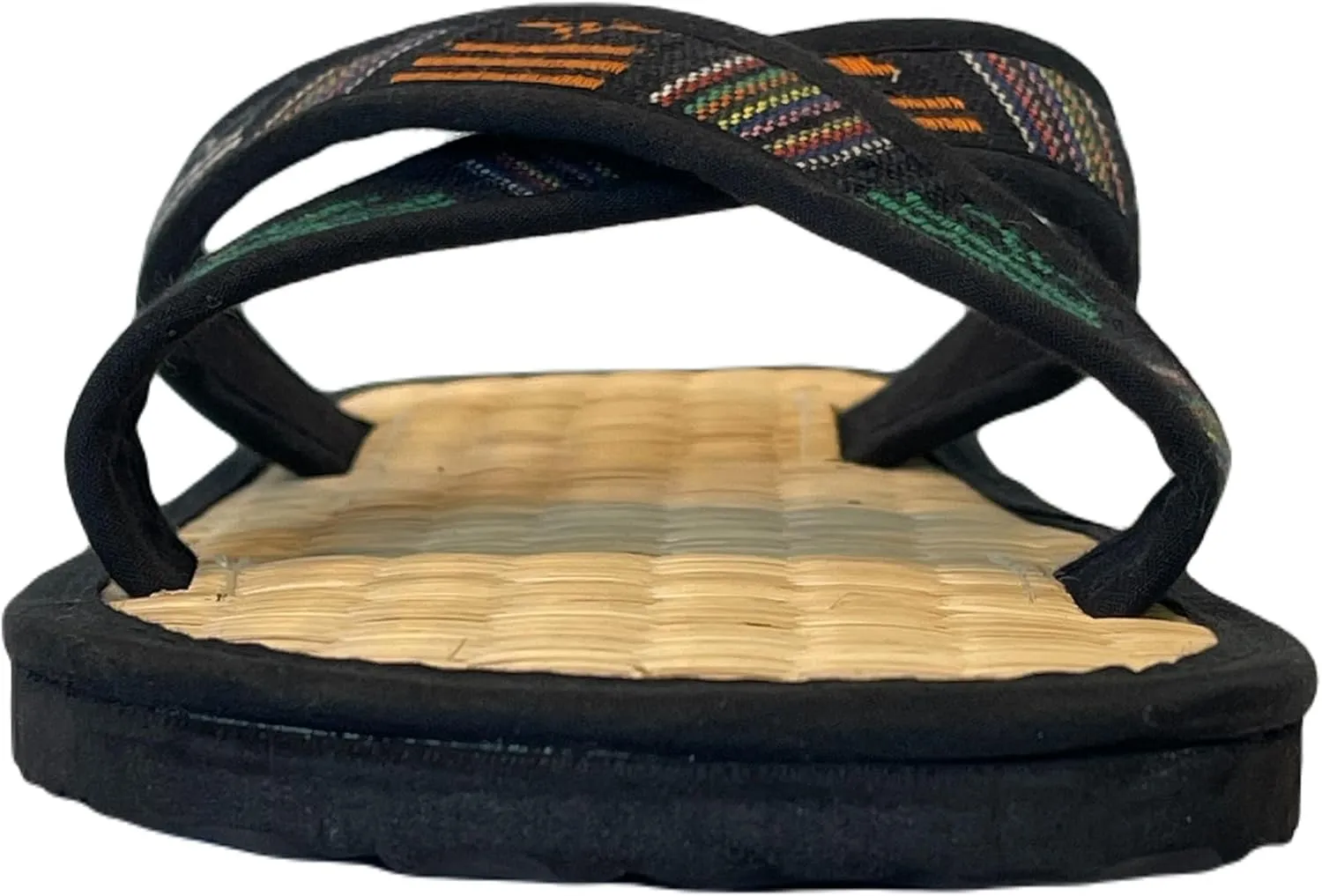 Natural Sedge Mat Sandals for Men & Women | Sustainable Straw Flip Flops | Breathable, Comfortable Spa & Beach Slippers for Home or Hotel