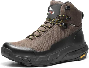 NORTIV 8 Men's Mid Waterproof Hiking Boots Outdoor Lightweight Breathable Trekking Camping Mountaineering Shoes HydroTrek