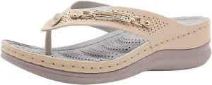 Orthopedic Sandals for Women Arch Support Orthopedic Womens Sandals Dressy Flat Sandals Women Summer Orthotic Arch Support Sandals for Women Indoor Womens Dressy Sandals with Arch Support