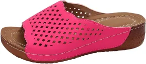 Orthopedic Sandals For Women Arch Support Walking Sandals Comfortable Beach Orthotic Sandals Summer Wedge Sandals