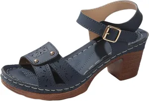 Orthopedic Sandals for Women Comfortable Dressy Arch Support Ankle Strap Beach Wedge Sandals Platform Summer Casual Hollow Out Open Toe Low Heel Breathable Shoes