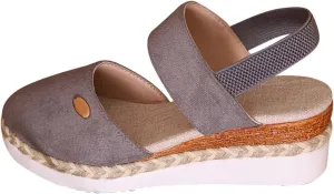 Orthopedic Sandals for Women Summer Ankle Strap Closed Toe Platform Wedge Sandal Anti Slip Comfortable Outdoor Shoes