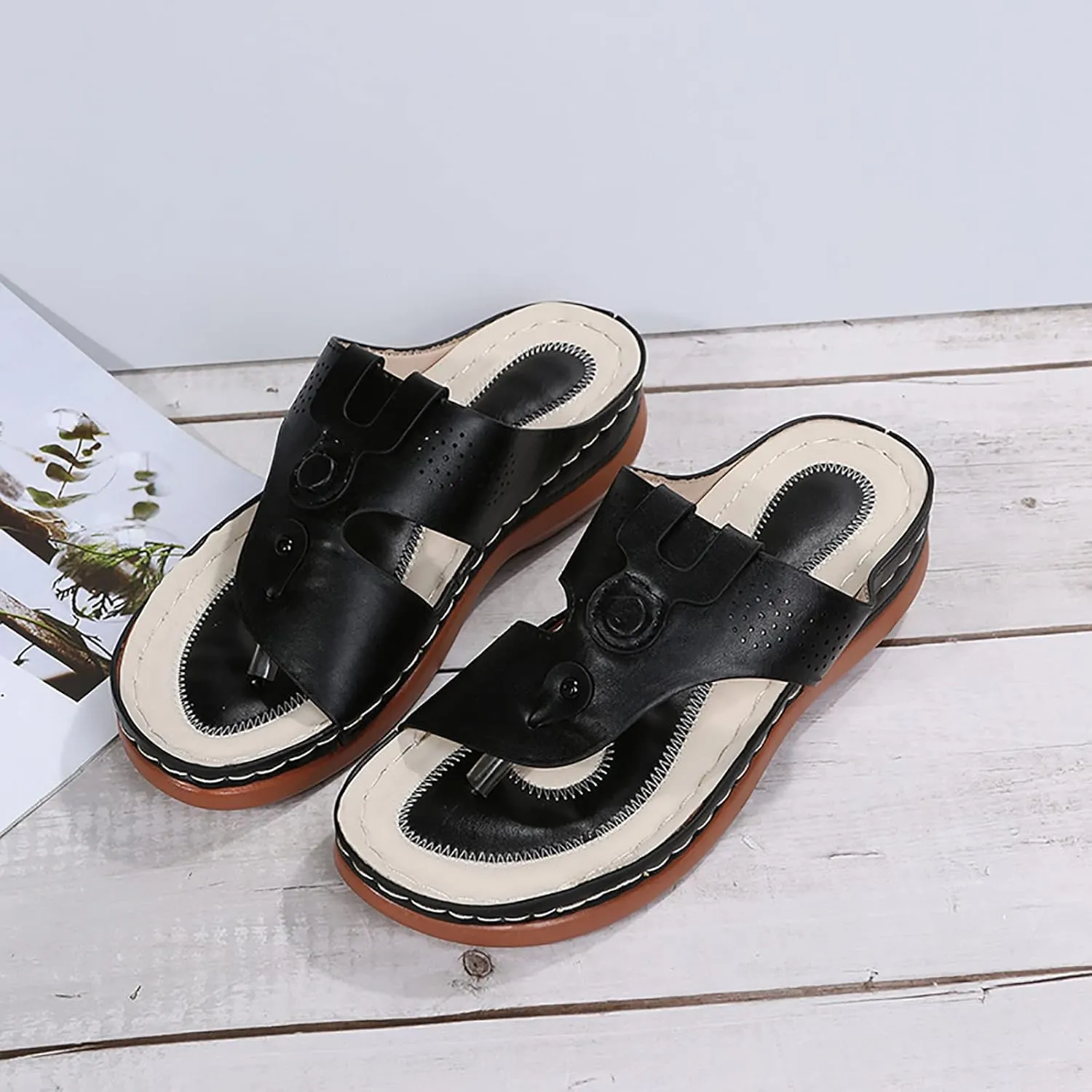 Orthopedic Sandals for Women with High Arch Support Orthotic Women's Sandals Dressy Flip Flop Arch Support Women Orthopedic Womens Heeled Sandals Summer Full Orthopedic Walking Shoes for Women