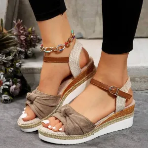 Orthopedic Sandals for Women,Womens Walking Sandal 2025 Arch Support Wedges Dressy Summer Open Toe Ankle Strap Platform Beach Casual Slip on Shoes