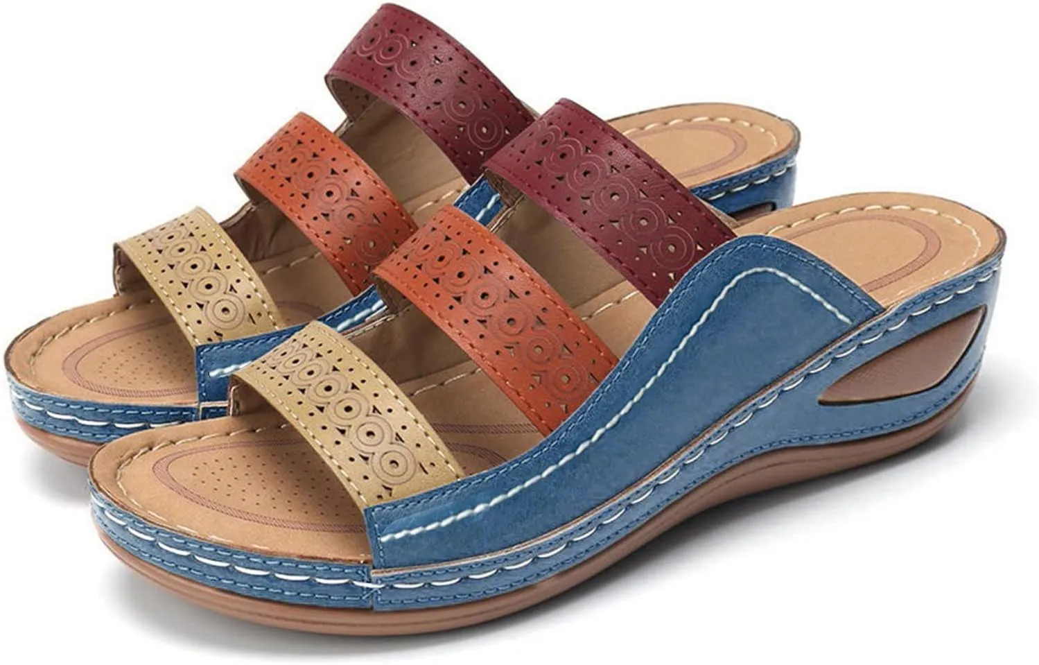 Orthopedic Sandals Orthopedic Flip Flops Women Support Womens Sandals Orthopedic Womens Dressy Slip Ons Wide Width Sandals with Arch Support Women's Comfortable Arch Support Summer Flip Flops Sandals