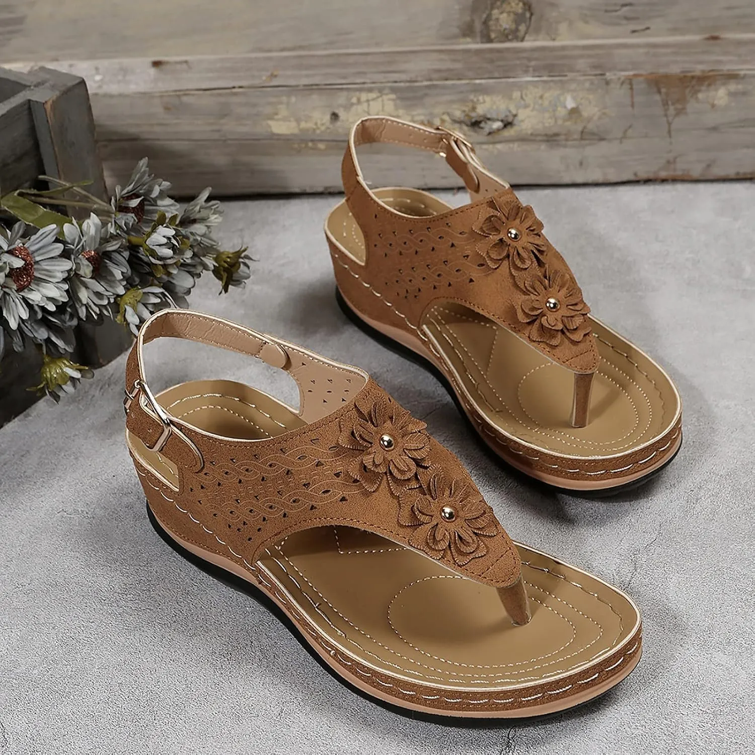 Orthopedic Sandals with Back Strap Orthopedic Womens Fashion Sandals Orthopedic Flip Flops Women 6 Orthotic Womens Sandals Comfortable Dressy Arch Support Womens Summer Shoes Support