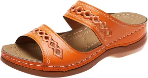 Orthopedic Sandals with High Arch Support for Women Orthotic Women's Wide Sandals Orthopedic Non Slip House Sandals Orthopedic Arch Support Sandals Women's Heel Winter Sandals for Women 2025