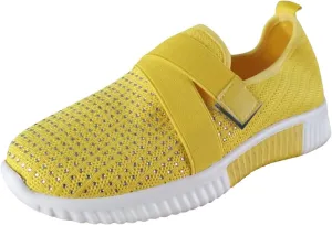 Orthopedic Shoes for Women Slip On Walking Shoes with Arch Support Breathable Lightweight Running Sneakers