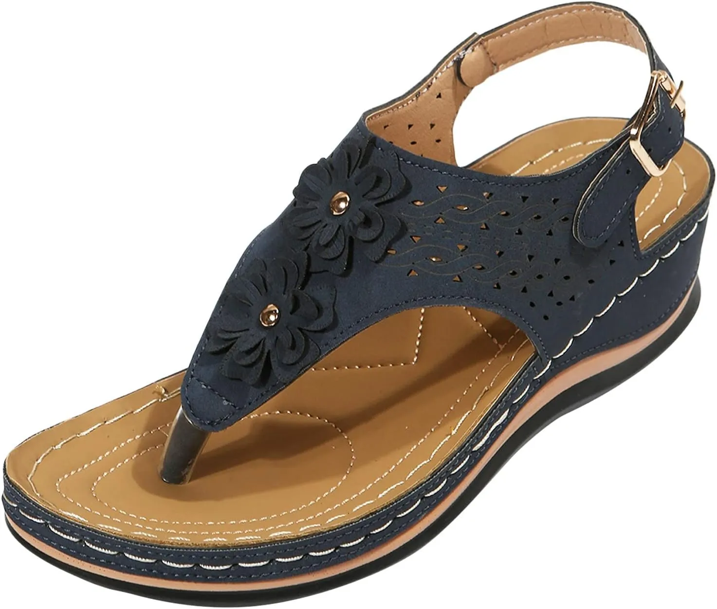 Orthopedic Slippers with Back Strap for Women Orthotic Women Wide Width Sandals Sandals for Women Summer Orthopedic Womens Arch Support Wide Width Dressy Flat Sandals Comfort Sandals Arch Support