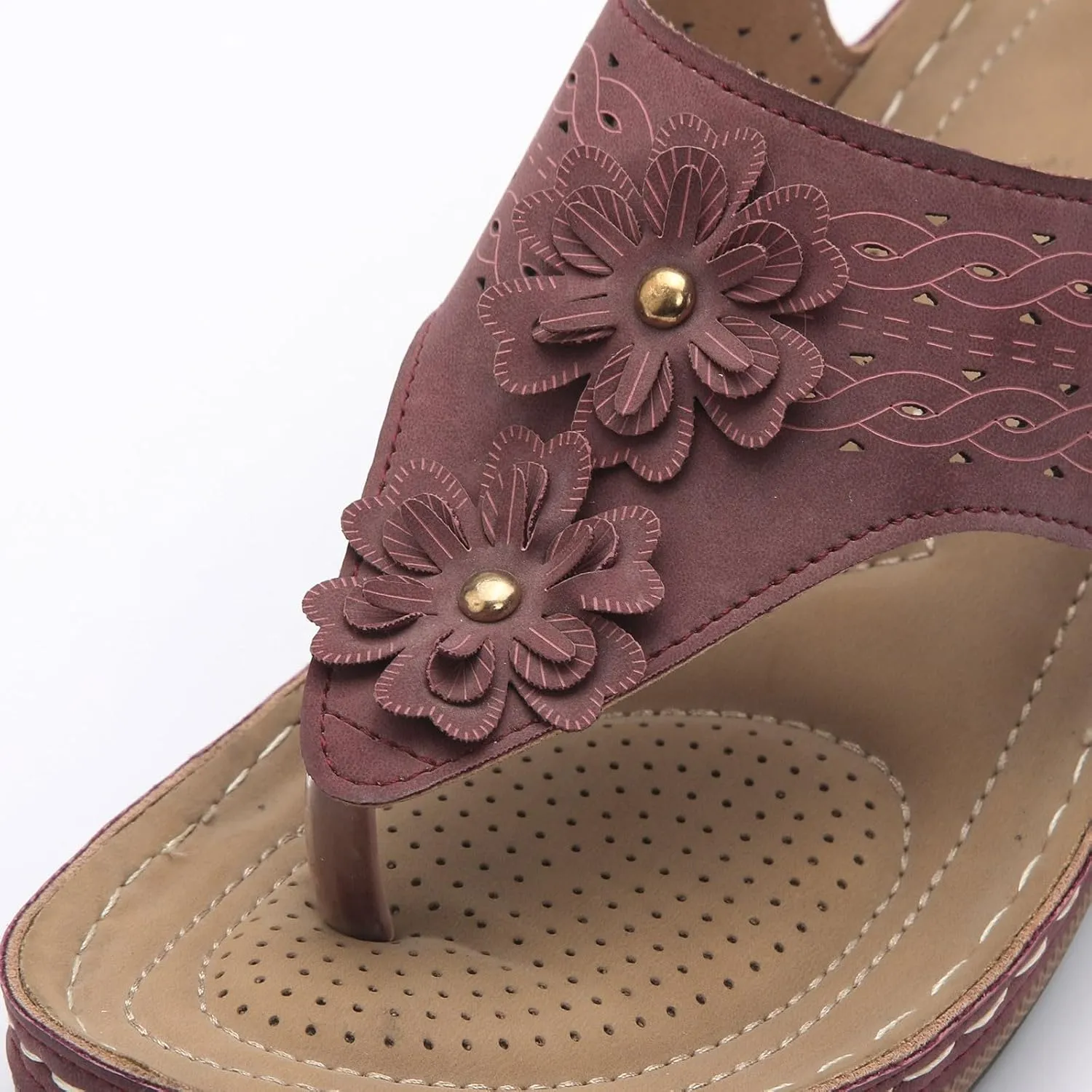 peqiut Sandals Women Orthopedic Wide Width Clip Toe Womens Sandals Comfortable Dressy Beach Summer Wedge Platform Sandals