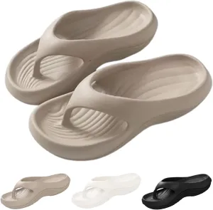 Pillow Arch Support Flip Flops for Women, Orthopedic Sandals Women's Arch Support Recovery Non-Slip Slippers