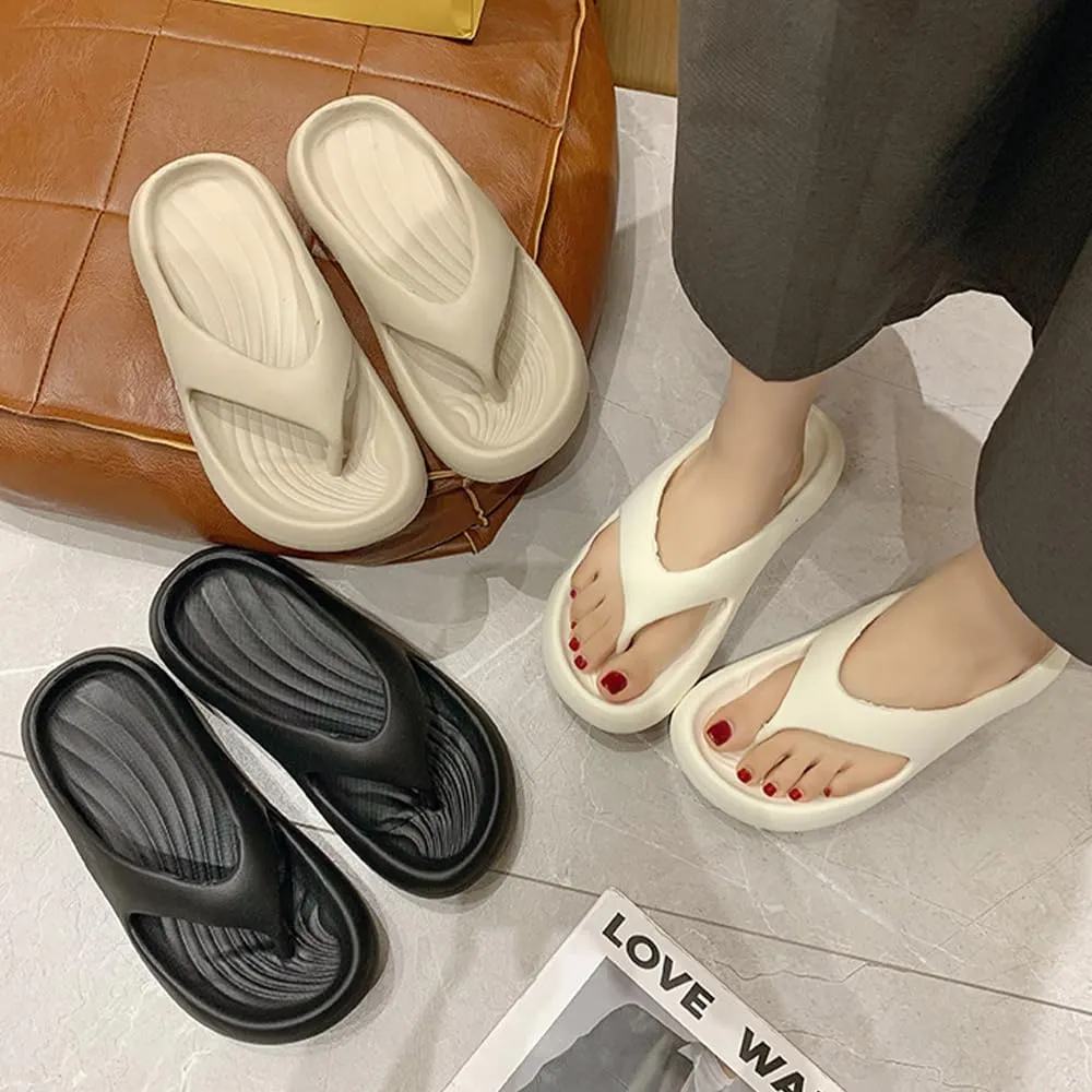 Pillow Arch Support Flip Flops for Women, Orthopedic Sandals Women's Arch Support Recovery Non-Slip Slippers