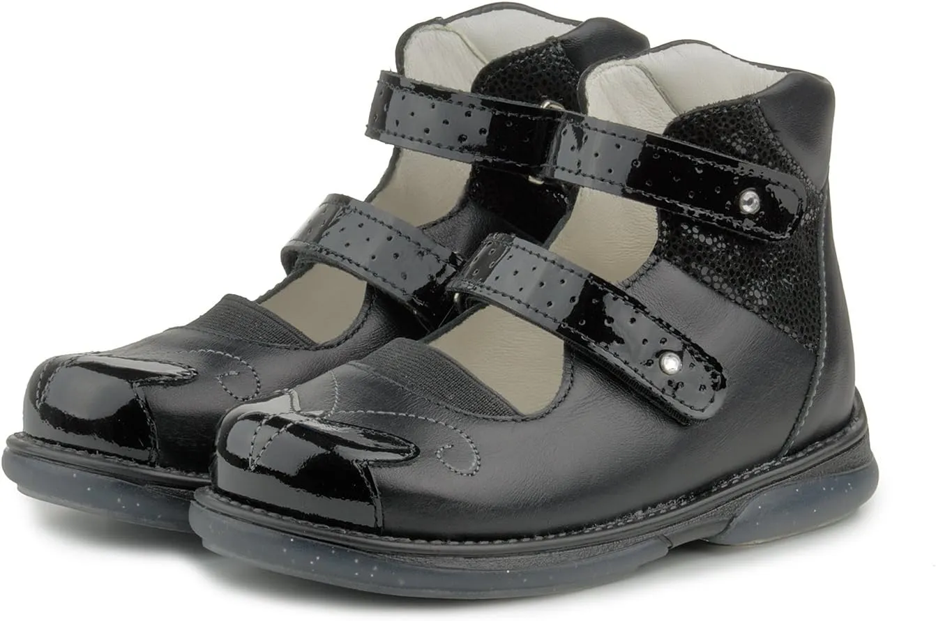 Princessa Corrective Orthopedic Leather Mary Jane AFO Shoes
