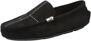 Resistant Anti-Slip Lightweight Mens Loafers Shoe Round Toe Suede Vamp Moccasins Driving Loafers