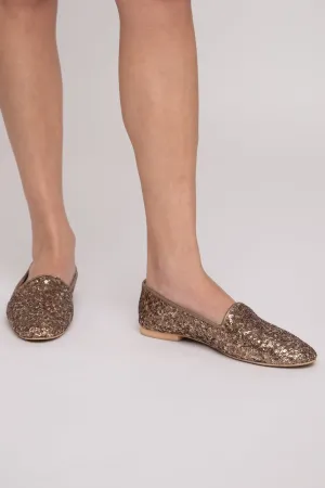 Sequins Gold Babouches
