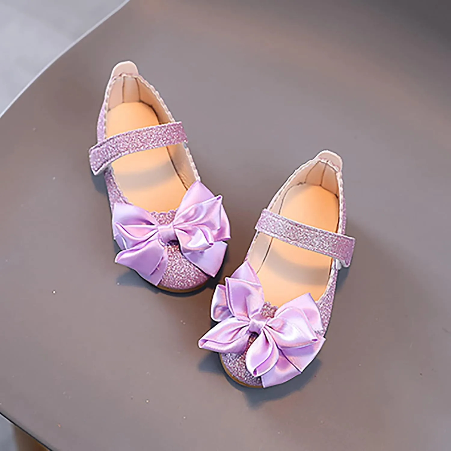 Shoes for Kids,Baby Girls Princess Shoes Bowknot Shoes Infant Sandals Bling Dancing Shoes Baby Girls Shoes 1-12 Years