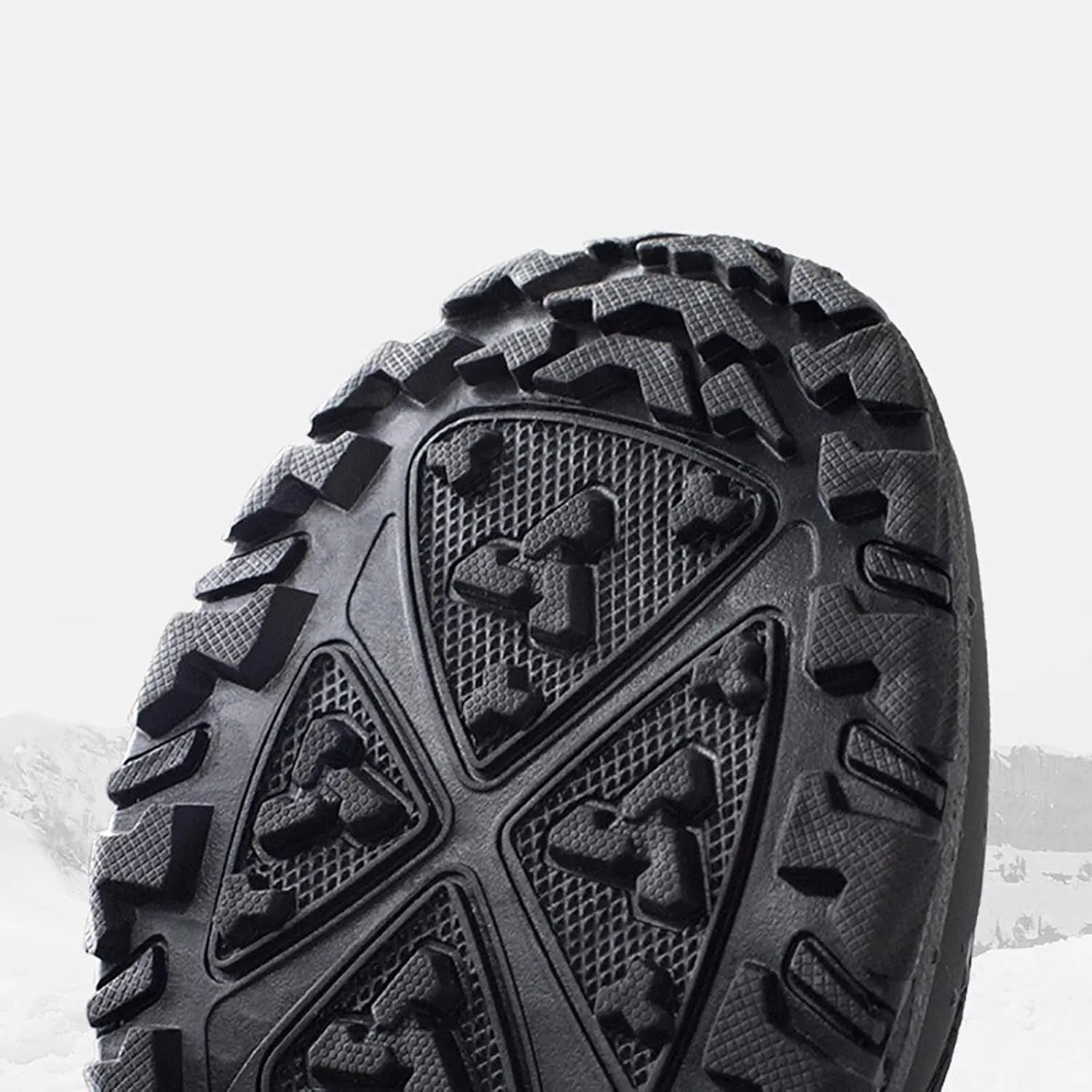 Snow Boots for Men, Winter Comfortable Non-slip Waterproof Hiking Ankle Snow Fur Lined Warm Outdoor Boot, for Outdoor Athletic Cold Weather Mens Snow Boots