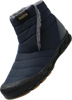 Snow Boots for Women Black Ice Womens Winter Shoes Wide Width Winter Snow Boots Botas Para Mujer De Invierno Womens Slip on Winter Boots Waterproof Deals of The Day