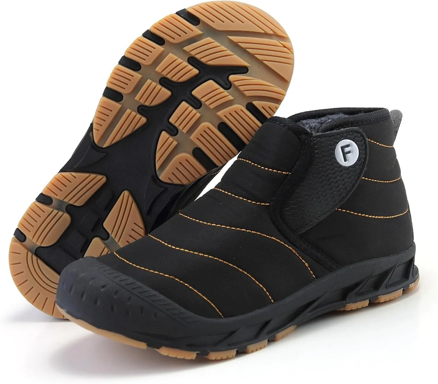 Snow Boots for Women Black Ice Womens Winter Shoes Wide Width Winter Snow Boots Botas Para Mujer De Invierno Womens Slip on Winter Boots Waterproof Deals of The Day